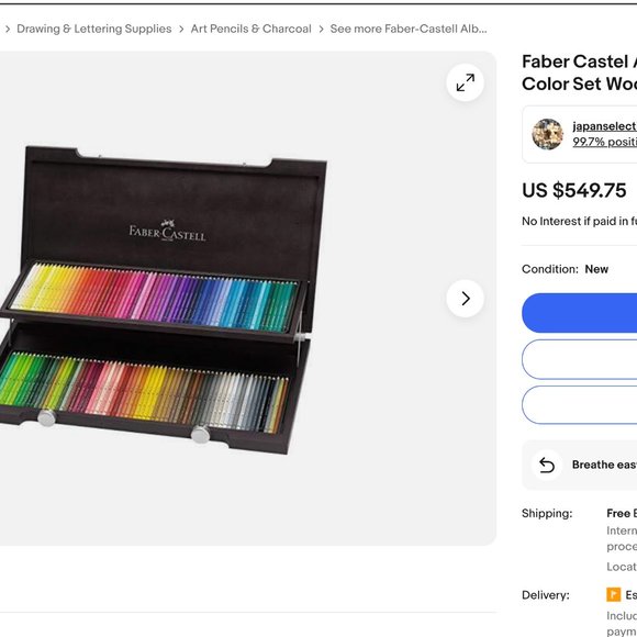 Faber Castel Albrecht Dürer Watercolor Pencil 120 - Picture 2 of 14